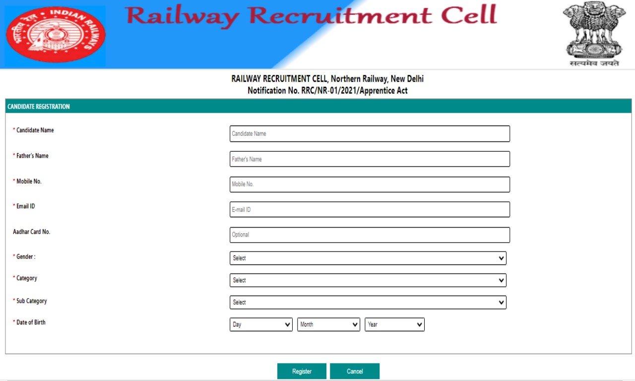 "Northern Railway Apprentice Recruitment 2021 Form Kaise bhere"