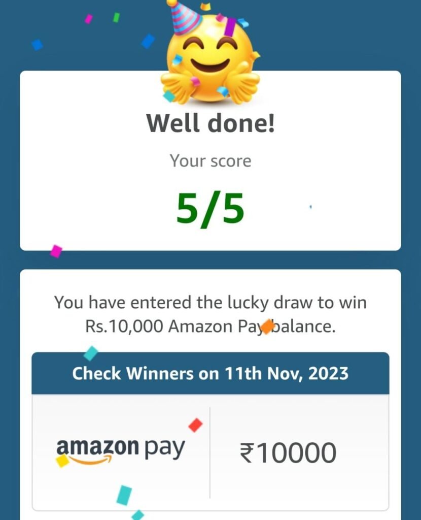 Amazon Samsung Quiz Answer And Win